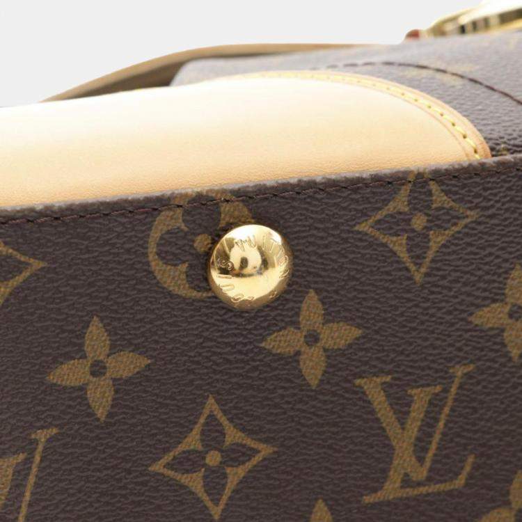 Pre Owned Louis Vuitton Beverly MM Brown Monogram Canvas Shoulder Bag