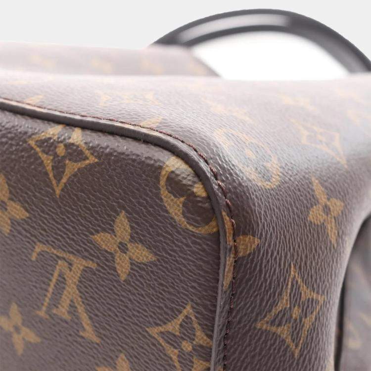 Pre Owned Louis Vuitton Neo Noe Brown Monogram Canvas Crossbody Bag