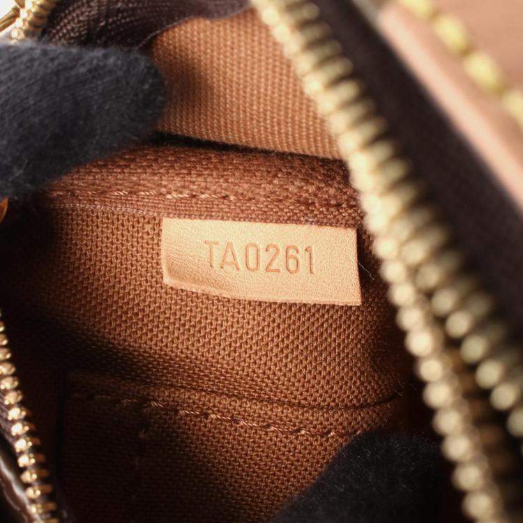 Pre Owned Louis Vuitton Multi Pochette Accessoires Brown Monogram Canvas Shoulder Bag