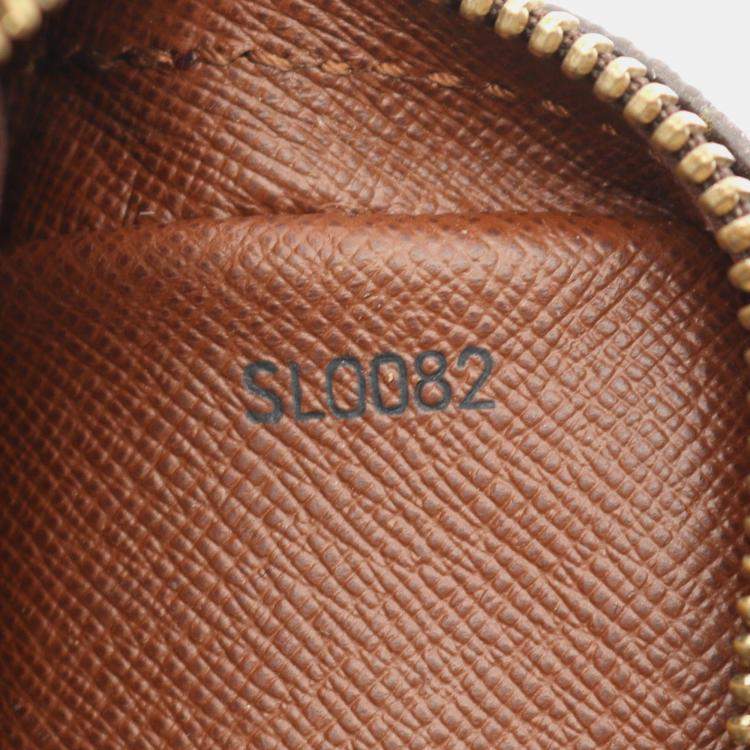 Pre Owned Louis Vuitton Danube Brown Monogram Canvas Shoulder Bag