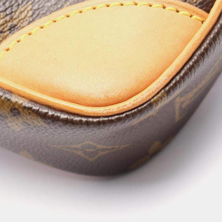 Pre Owned Louis Vuitton Danube Brown Monogram Canvas Shoulder Bag