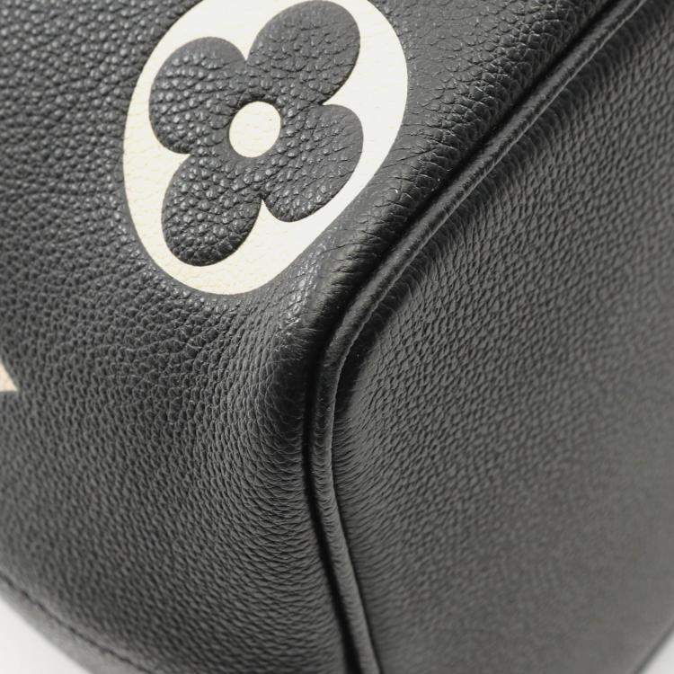 Pre Owned Louis Vuitton NeoNoe MM Black Monogram Leather Shoulder Bag