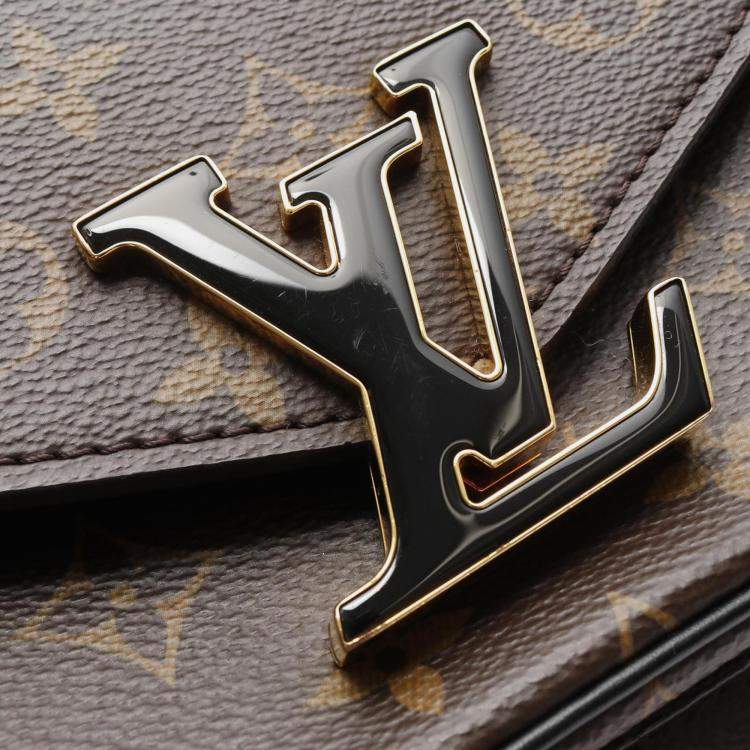 Pre Owned Louis Vuitton Passy Brown Monogram Canvas Shoulder Bag