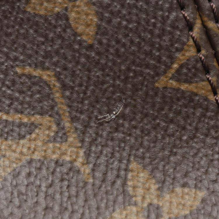Pre Owned Louis Vuitton Passy Brown Monogram Canvas Shoulder Bag