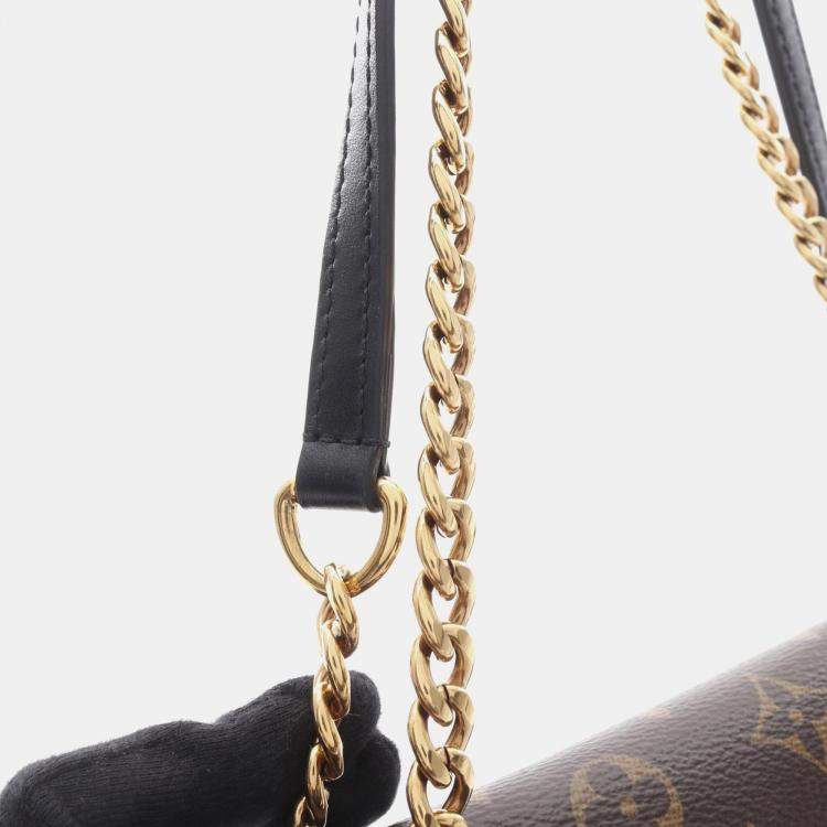 Pre Owned Louis Vuitton Passy Brown Monogram Canvas Shoulder Bag