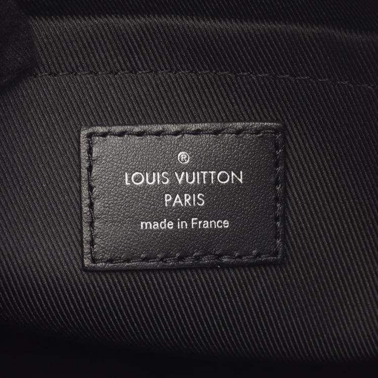 مملوكة مسبقًا Louis Vuitton City Keepall Black Monogram Eclipse Canvas Shoulder Bag