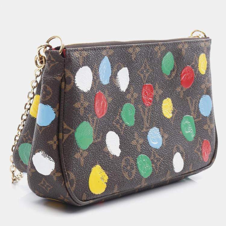 Pre Owned Louis Vuitton x YK Multi Pochette Accessories Monogram Canvas Shoulder Bag