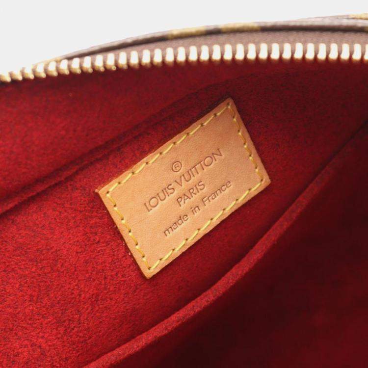 Pre Owned Louis Vuitton Vivacite GM BrownMonogram Canvas Shoulder Bag