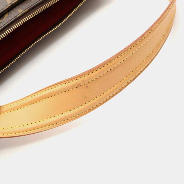 Pre Owned Louis Vuitton Vivacite GM BrownMonogram Canvas Shoulder Bag