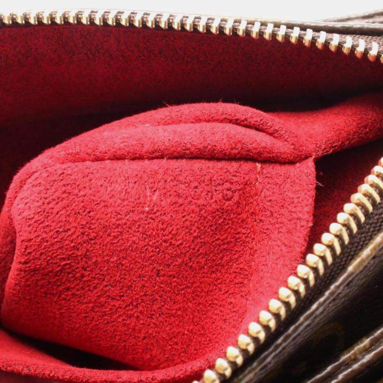 Pre Owned Louis Vuitton Vivacite GM BrownMonogram Canvas Shoulder Bag