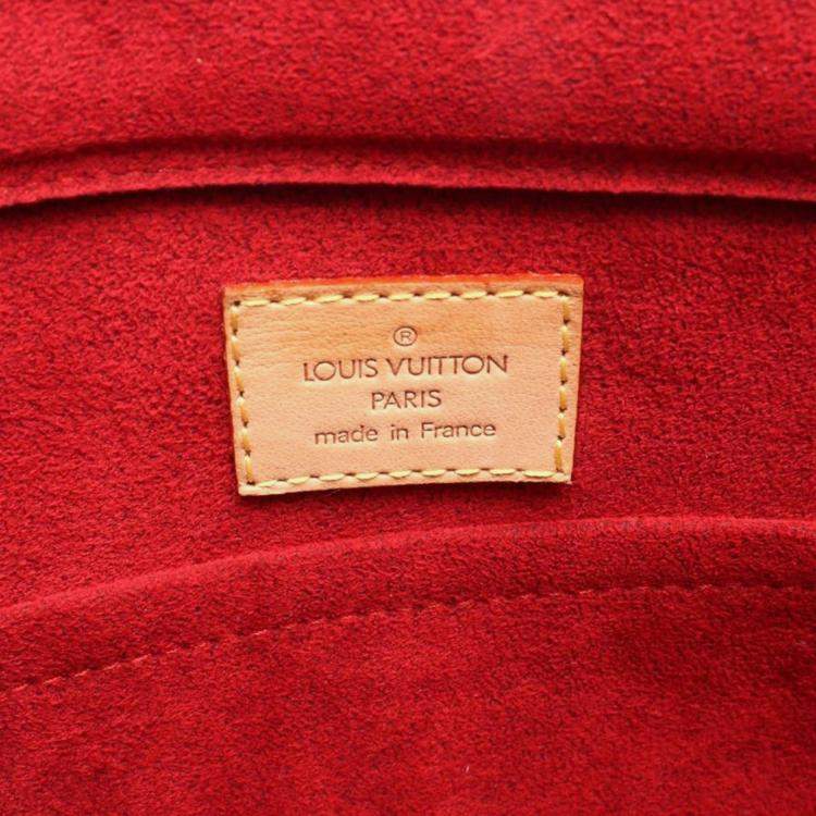 Pre Owned Louis Vuitton Vivacite GM BrownMonogram Canvas Shoulder Bag