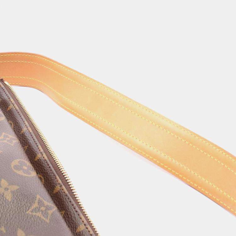 Pre Owned Louis Vuitton Vivacite GM BrownMonogram Canvas Shoulder Bag