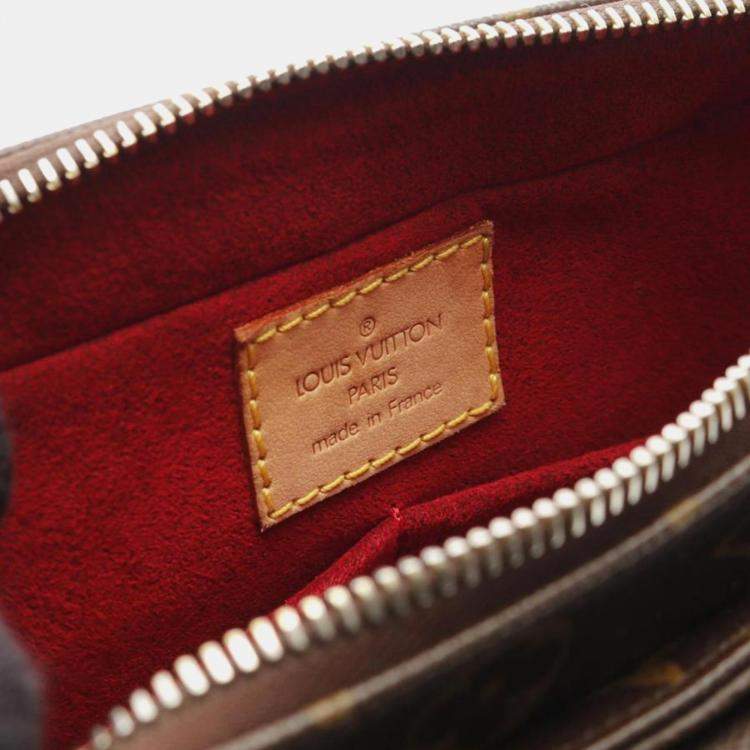 Pre Owned Louis Vuitton Vivacite MM Brown Monogram Canvas Shoulder Bag