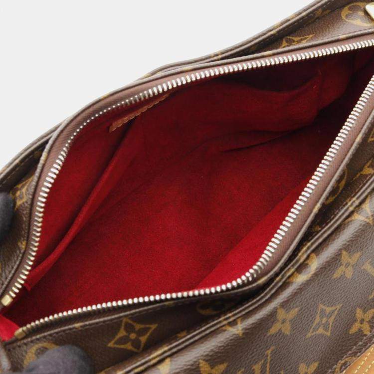 Pre Owned Louis Vuitton Vivacite MM Brown Monogram Canvas Shoulder Bag
