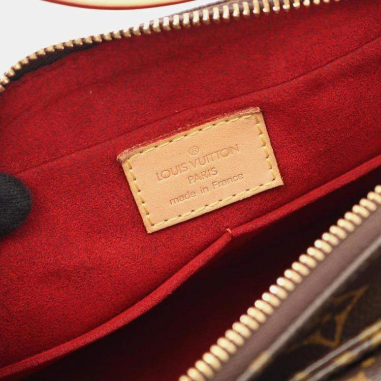 Pre Owned Louis Vuitton Vivacite MM Brown Monogram Canvas Shoulder Bag