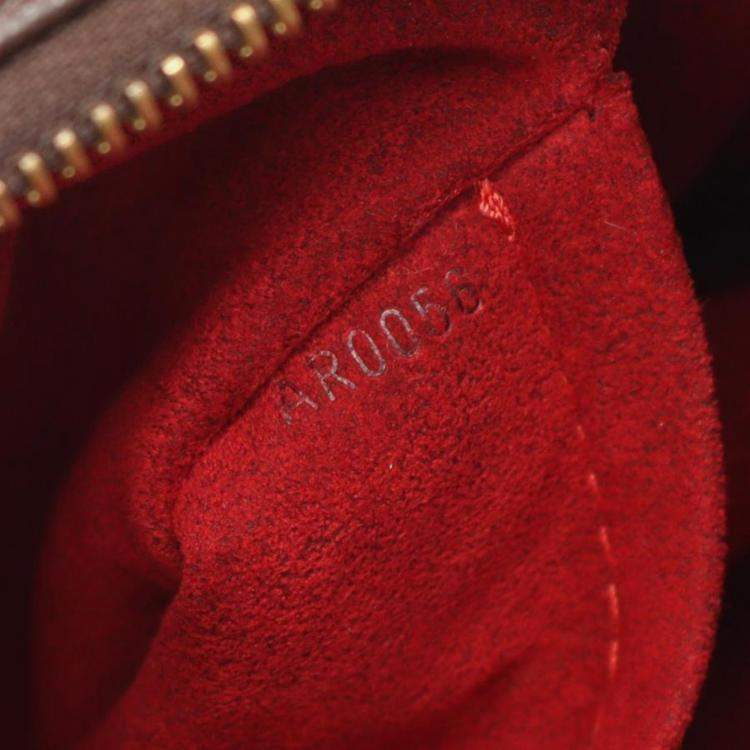 Pre Owned Louis Vuitton Vivacite MM Brown Monogram Canvas Shoulder Bag
