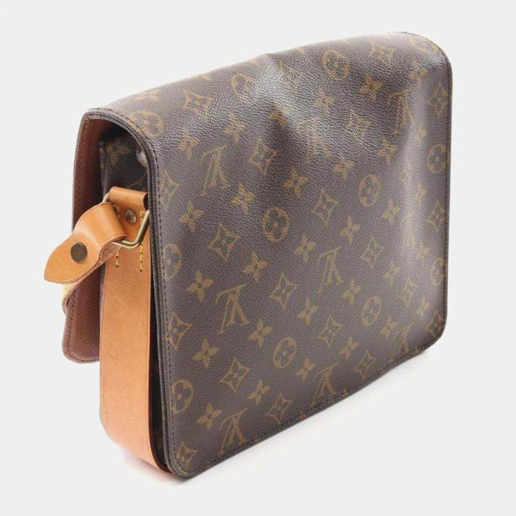 Pre Owned Louis Vuitton Cartouchiere GM Monogram Canvas Shoulder Bag