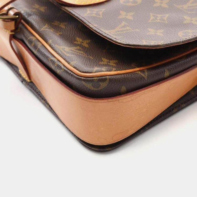Pre Owned Louis Vuitton Cartouchiere GM Monogram Canvas Shoulder Bag