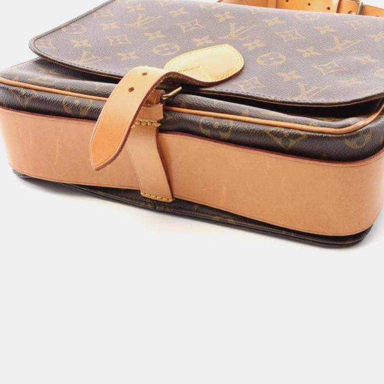 Pre Owned Louis Vuitton Cartouchiere GM Monogram Canvas Shoulder Bag