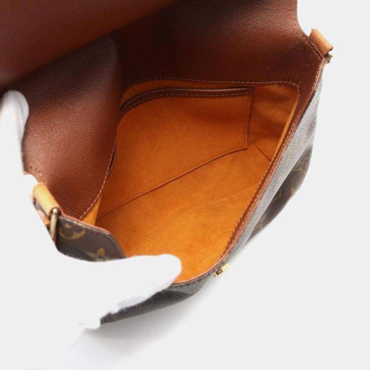 Pre Owned Louis Vuitton Musette Tango Monogram Canvas Shoulder Bag