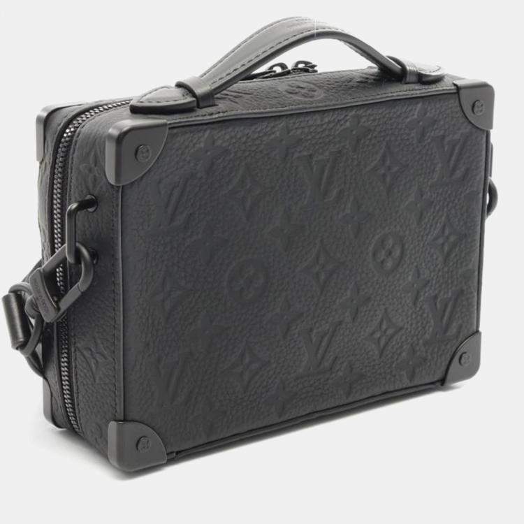 Pre Owned Louis Vuitton Handle Soft Trunk Monogram Taurillon Clemence Shoulder Bag