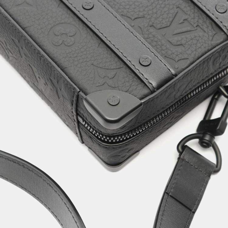 Pre Owned Louis Vuitton Handle Soft Trunk Monogram Taurillon Clemence Shoulder Bag