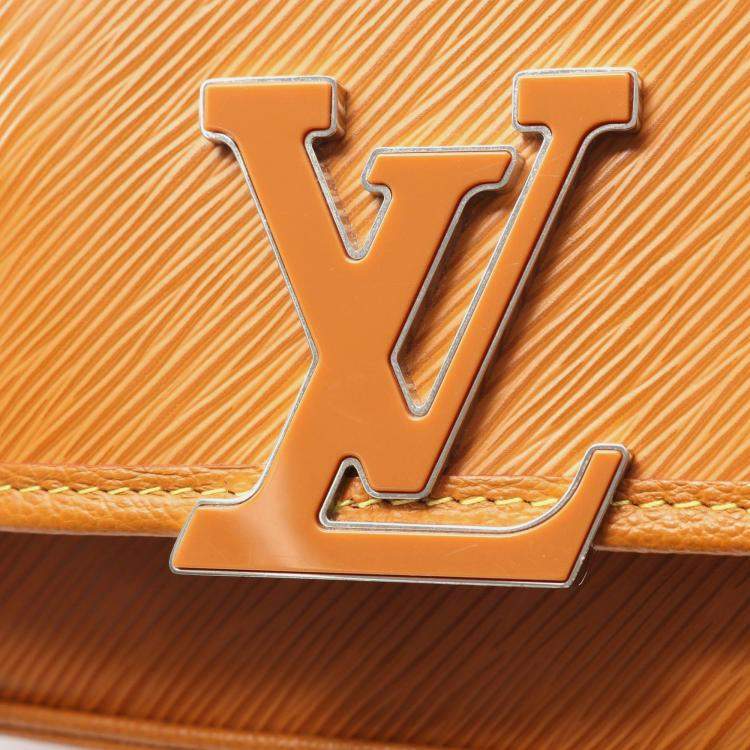 Pre Owned Louis Vuitton Buci NM Epi Leather Brown Gold Miel Shoulder Crossbody Bag