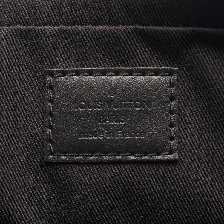 Pre Owned Louis Vuitton Trio Messenger Monogram Eclipse Canvas Shoulder Bag