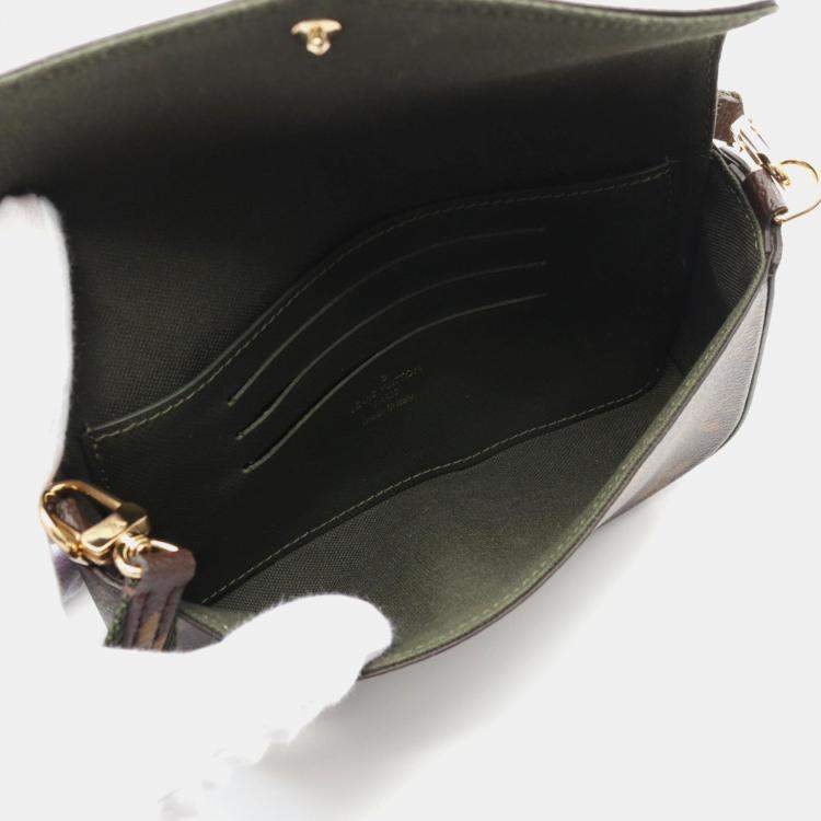Pre Owned Louis Vuitton Multi Pochette Felicie Monogram Canvas Crossbody Shoulder Bag