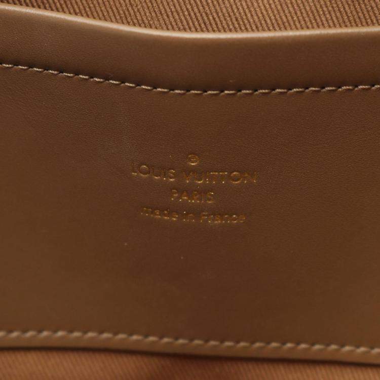 Pre Owned Louis Vuitton Utility Brown Monogram Canvas Crossbody Bag
