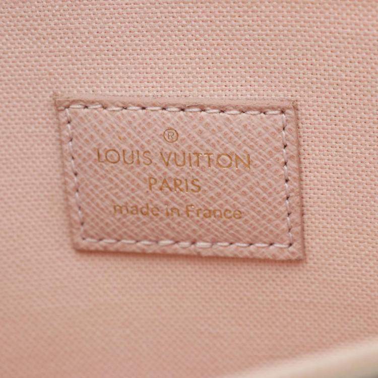 Pre Owned Louis Vuitton Pochette Felice White Damier Azur Canvas Shoulder Bag