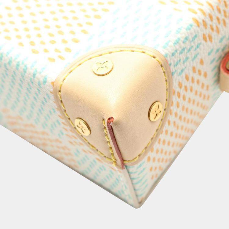 Pre Owned Louis Vuitton Steamer Multicolor Damier Heritage Canvas Wearable Wallet Bag