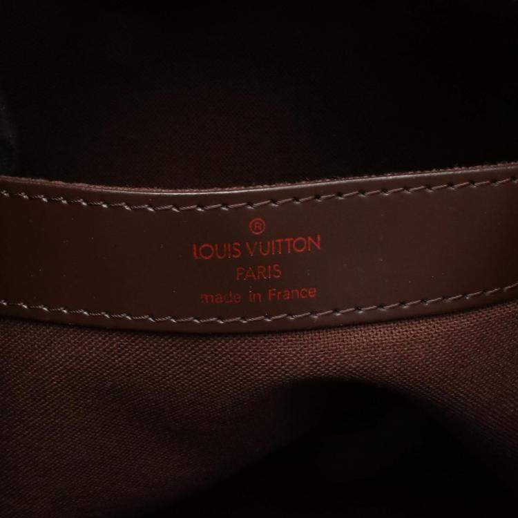 Pre Owned Louis Vuitton Naviglio Damier Ebene Canvas Shoulder Bag