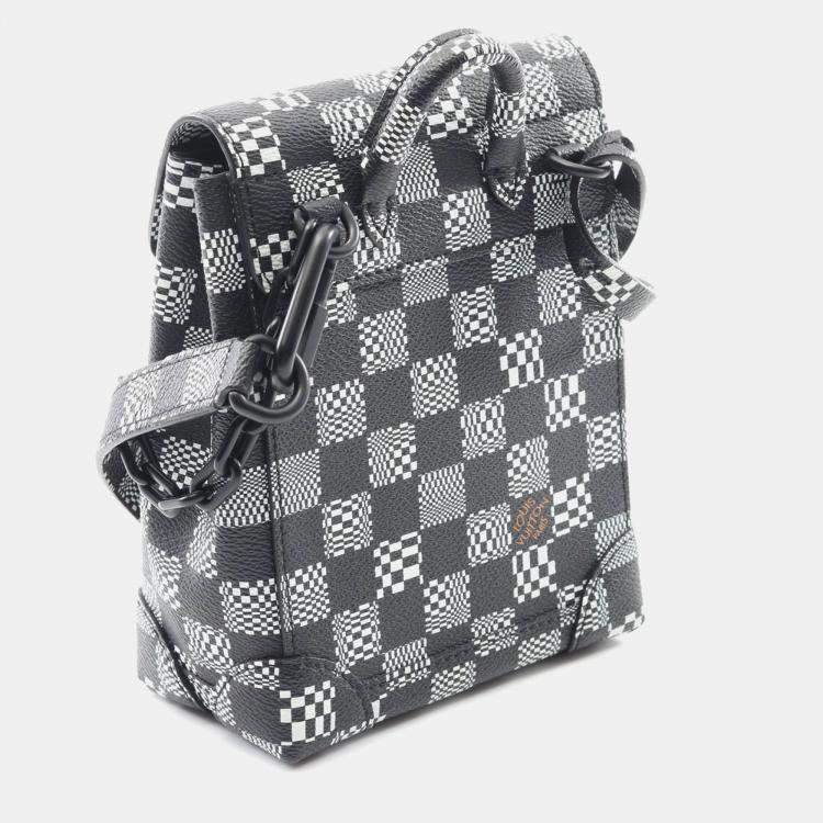 Pre Owned Louis Vuitton Steamer XS Damier Distorted Shoulder Bag
