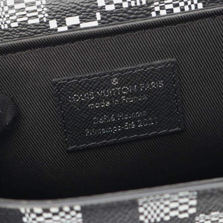 Pre Owned Louis Vuitton Steamer XS Damier Distorted Shoulder Bag