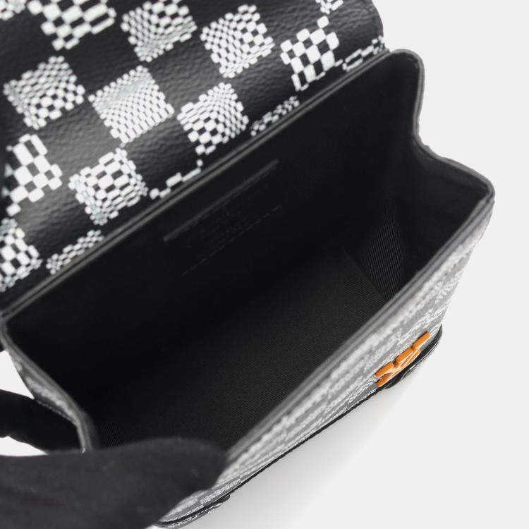 Pre Owned Louis Vuitton Steamer XS Damier Distorted Shoulder Bag