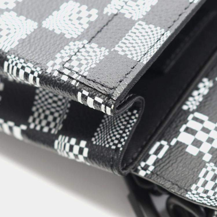 Pre Owned Louis Vuitton Steamer XS Damier Distorted Shoulder Bag