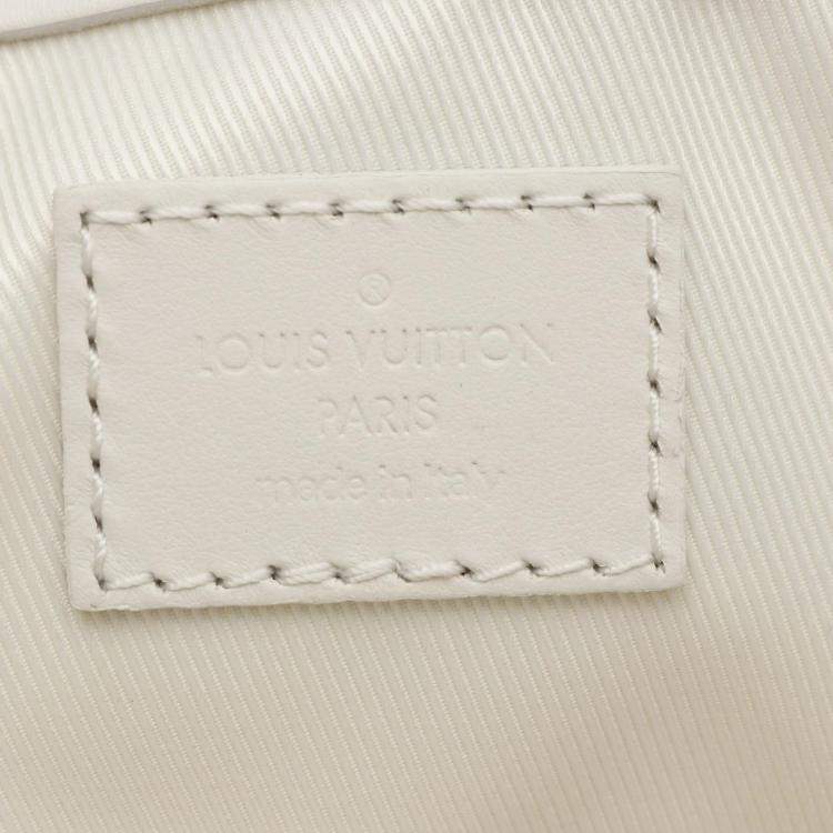 Pre Owned Louis Vuitton Sac Plat 24H Full Moon Black Taurillon Leather Tote