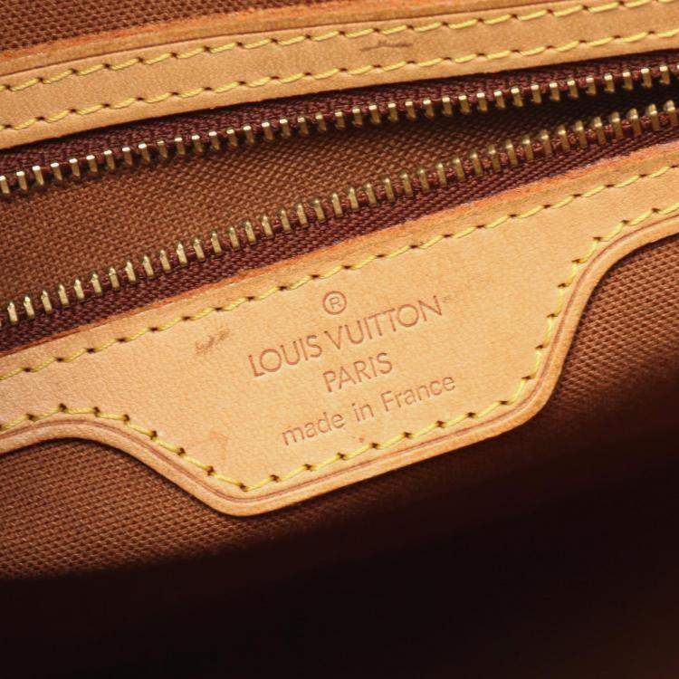 Pre Owned Louis Vuitton Vavin GM Brown Monogram Canvas Shoulder Bag