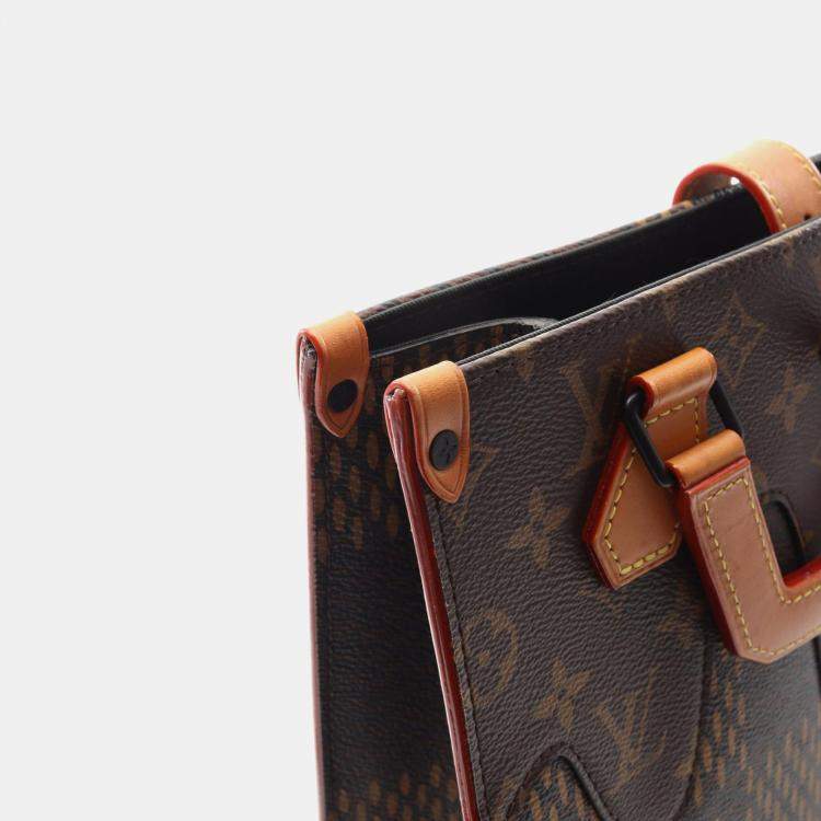 Pre Owned Louis Vuitton x Nigo Mini Damier Giant Monogram Tote Bag