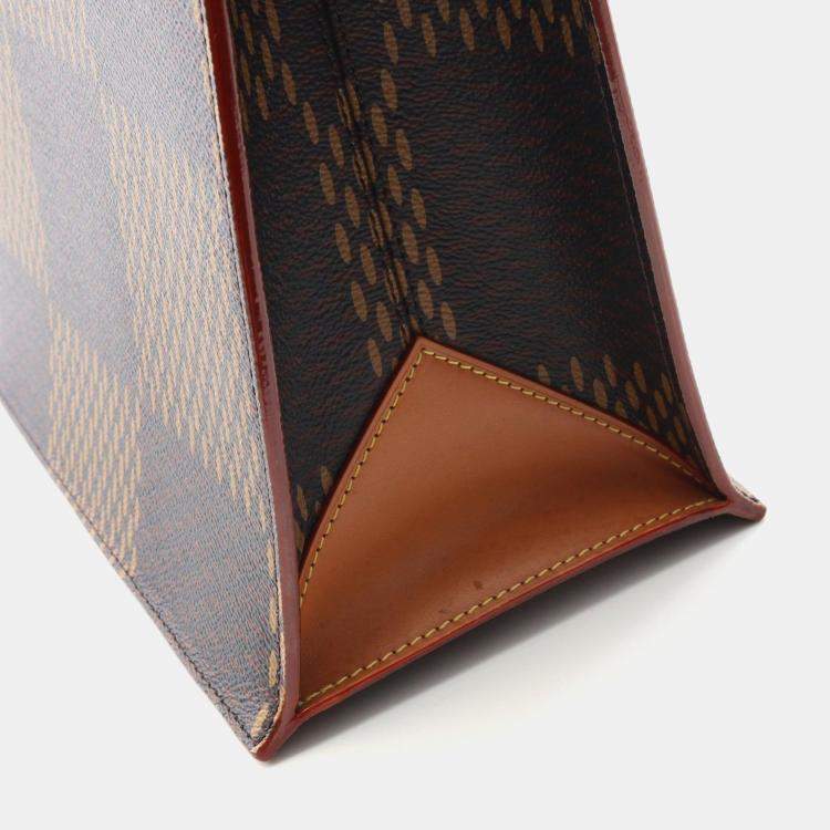 Pre Owned Louis Vuitton x Nigo Mini Damier Giant Monogram Tote Bag