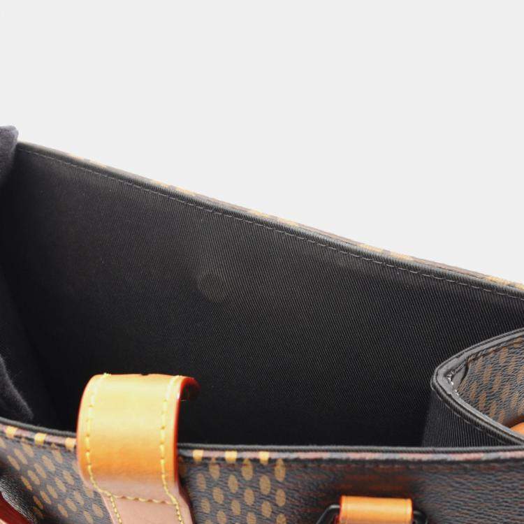 Pre Owned Louis Vuitton x Nigo Mini Damier Giant Monogram Tote Bag
