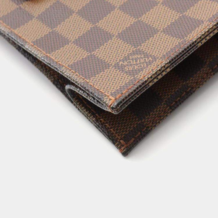 مملوكة مسبقًا Louis Vuitton Sac Plat Damier Ebene Canvas Tote Bag