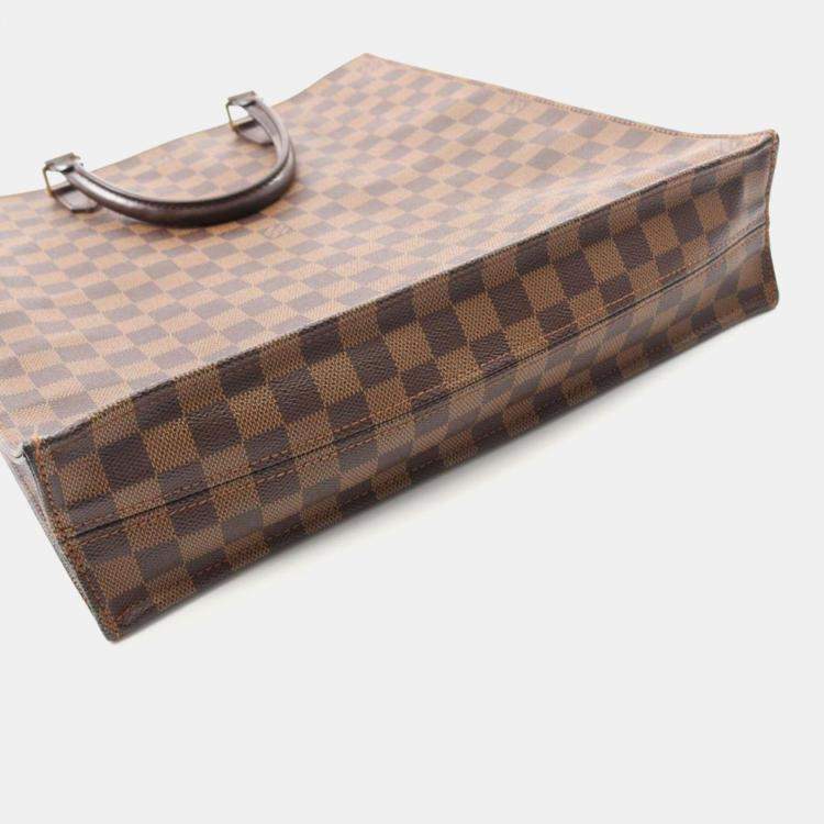 مملوكة مسبقًا Louis Vuitton Sac Plat Damier Ebene Canvas Tote Bag