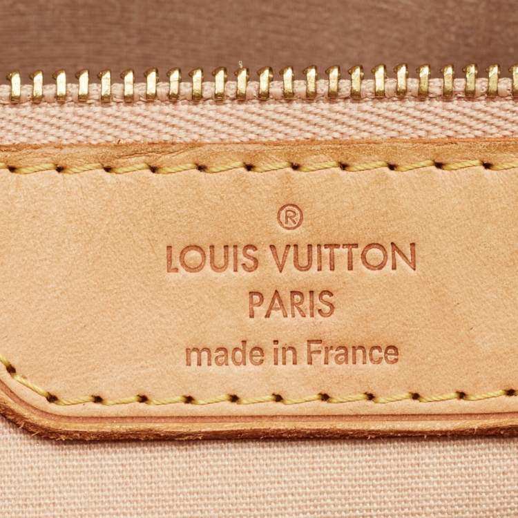 Pre Owned Louis Vuitton Rose Florentine Monogram Vernis Brea GM Bag