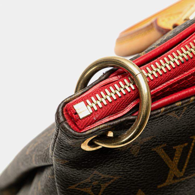 Pre Owned Louis Vuitton Brown Monogram Pallas MM
