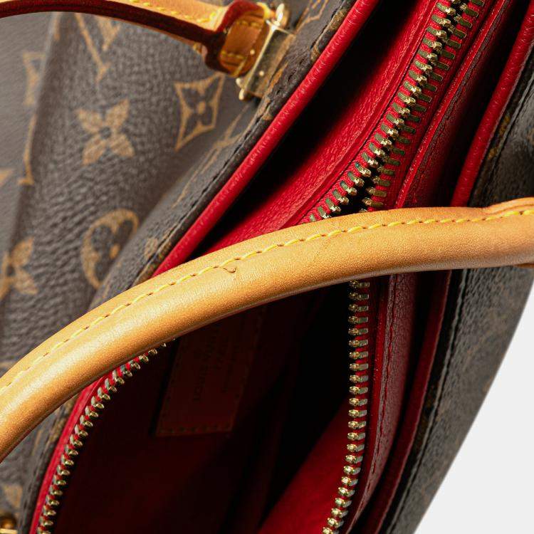 Pre Owned Louis Vuitton Brown Monogram Pallas MM