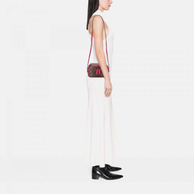 Pre Owned Louis Vuitton Brown Monogram Saintonge