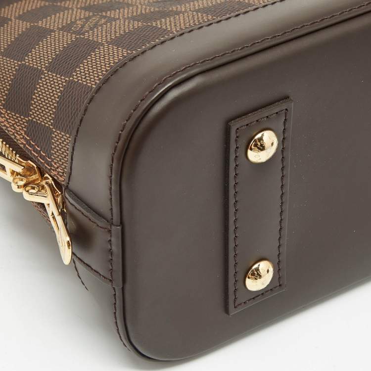 Pre Owned Louis Vuitton Damier Ebene Canvas Alma BB Bag