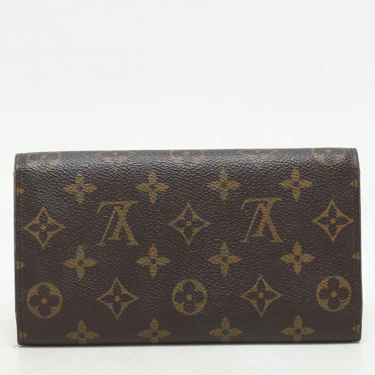 Pre Owned Louis Vuitton Monogram Canvas Porte-Tresor International Wallet